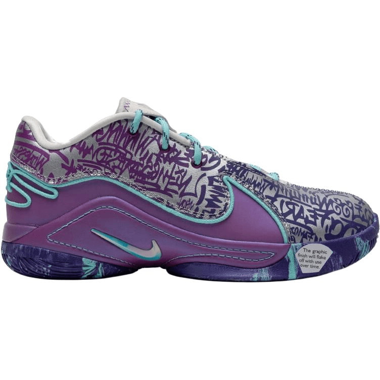 Кроссовки для баскетбола Nike LeBron 22 Low Топ Детские Баскетбольные Кроссовки Фиолетовые Детские - изображение 2
