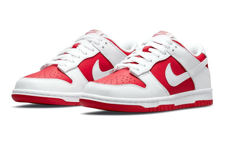 Кроссовки Nike Dunk Low University Red GS - изображение 7