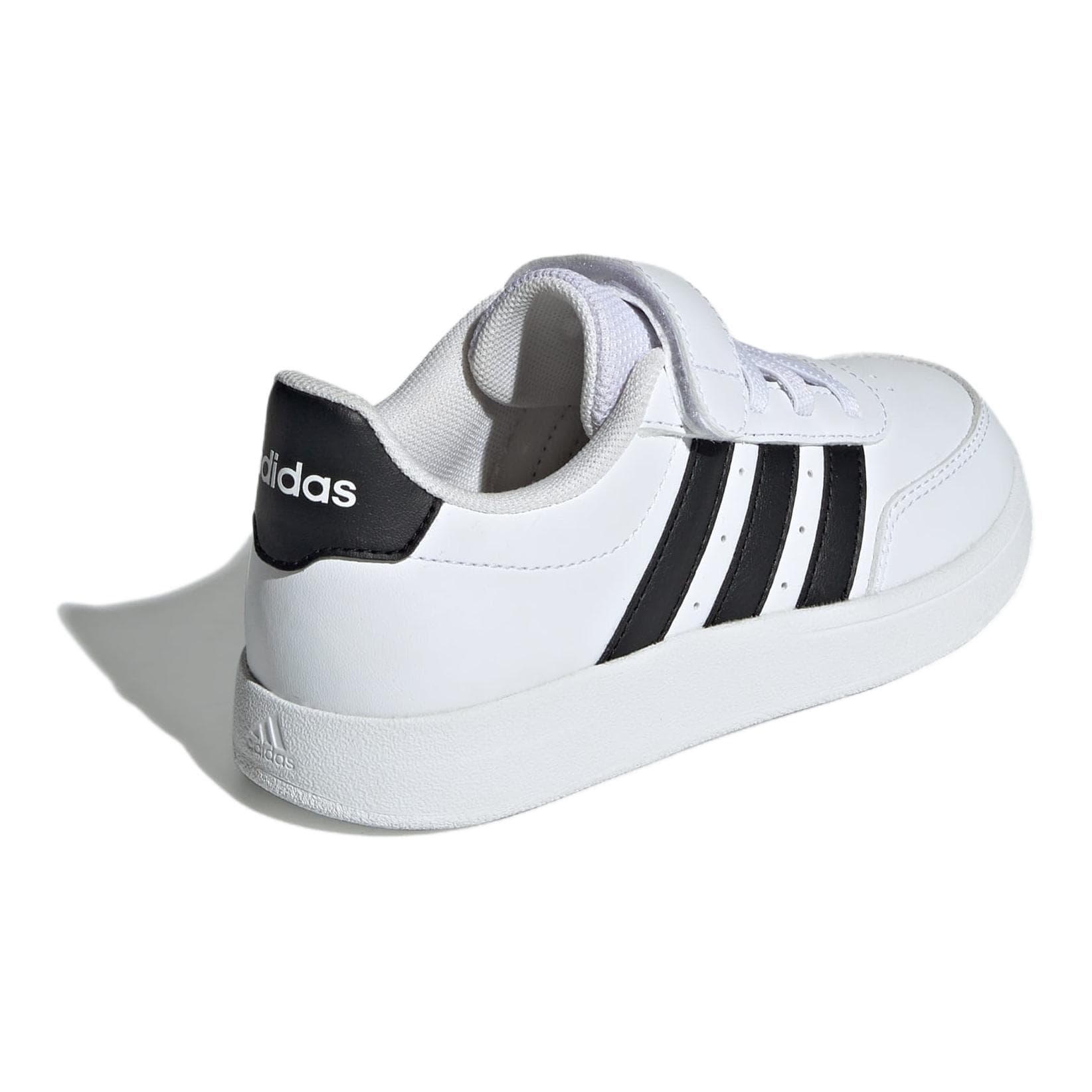 Кроссовки Adidas BREAKNET 2,0 Противоскользящая Анти-КИК Низкий Верх Детская Скейтбординг Обувь Белая Малыш - изображение 4