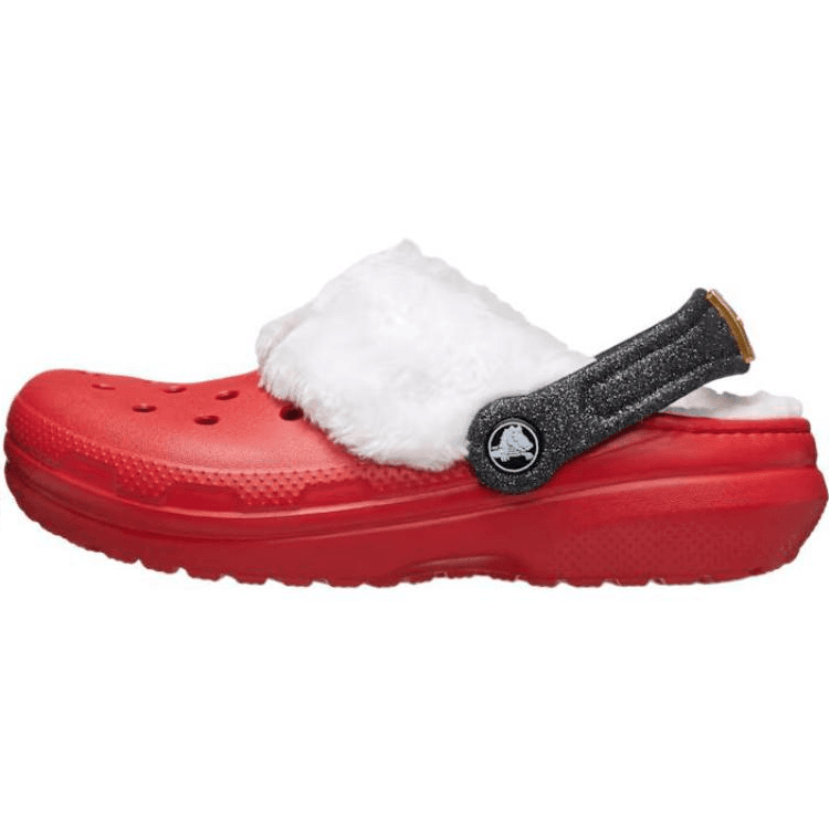 Кроссовки Crocs Classic Lined Мягкий и Комфортный Низкий Верх Обувь для Малышей Красный Младенец и Малыш - изображение 1