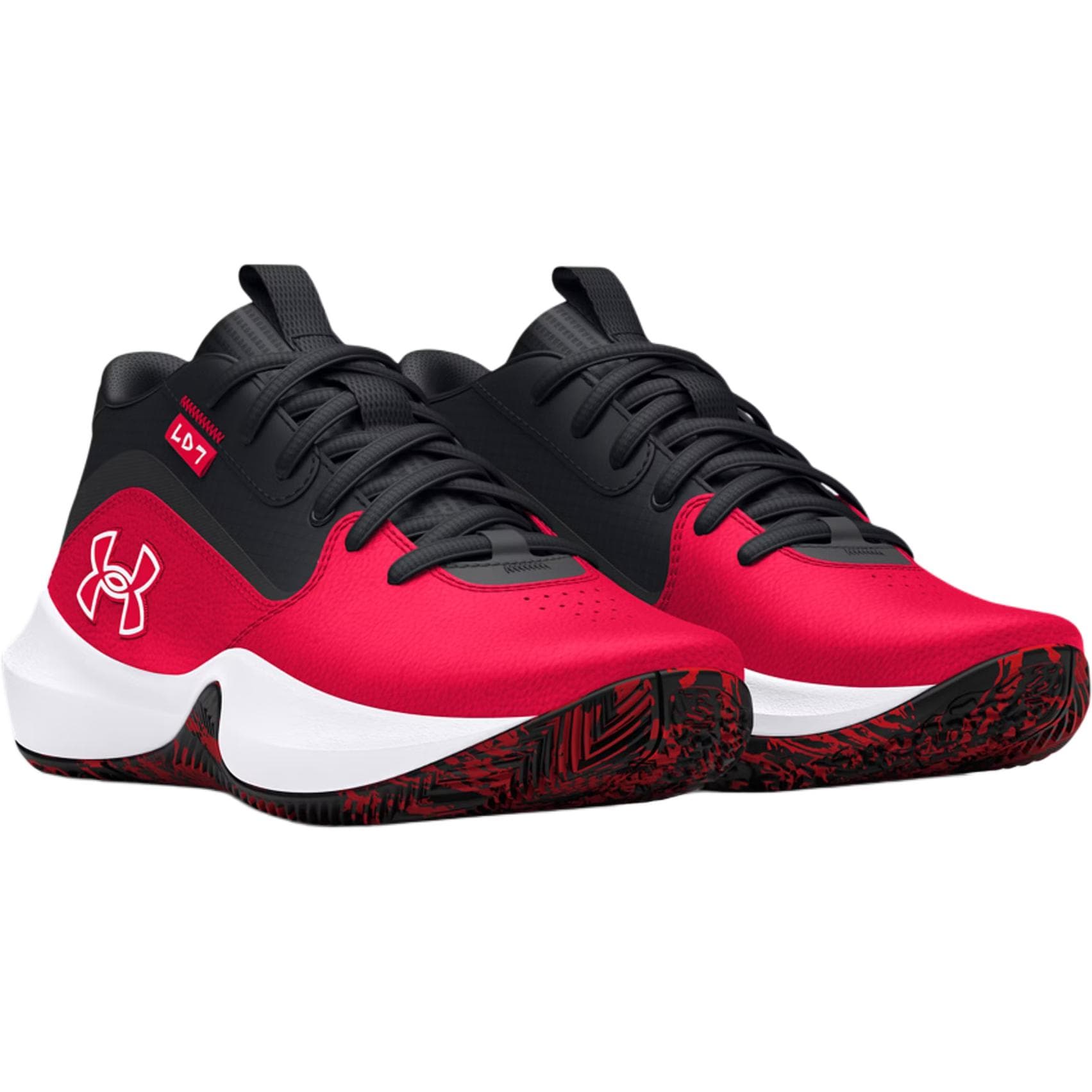 Кроссовки для баскетбола Under Armour Lockdown 7 Противоскользящий Устойчивый к истиранию Низкий Топ - изображение 3