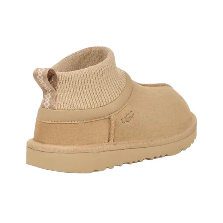 Кроссовки UGG Classic Ultra Амортизация Износостойкие Низкие Кроссовки для Детей Lifestyle Коричневые Детские - изображение 4