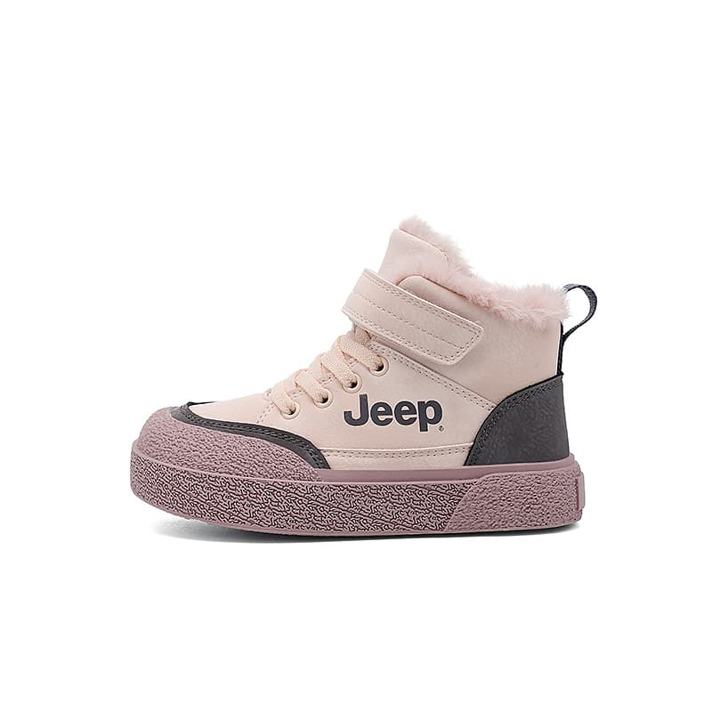 Кроссовки Jeep С флисовой подкладкой Спортивный Удобный На липучке Амортизация Износостойкие детские повседневные туфли - изображение 1