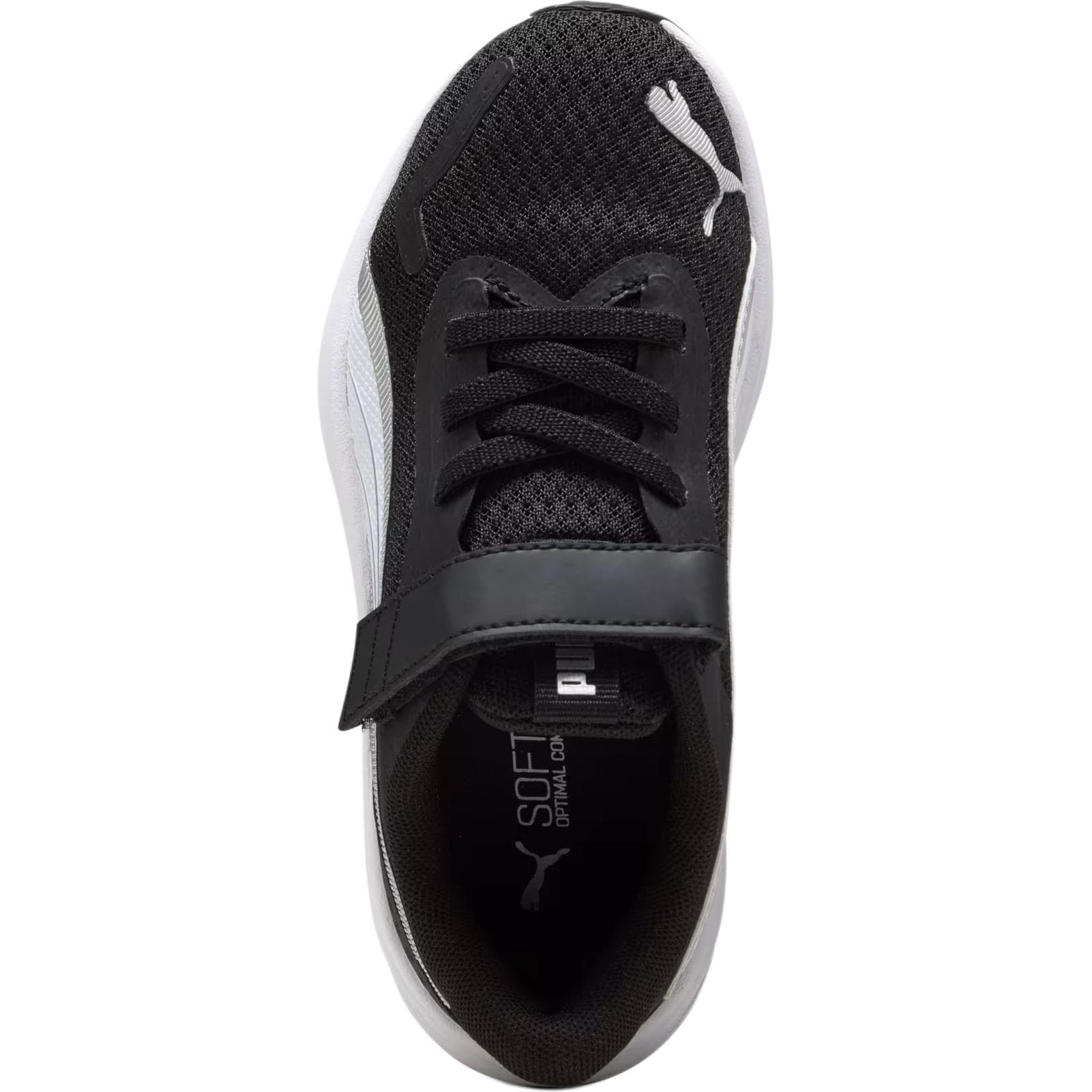 Кроссовки PUMA Pounce Lite Устойчивая к истиранию Низкая Повседневная Обувь Черная Детская - изображение 4
