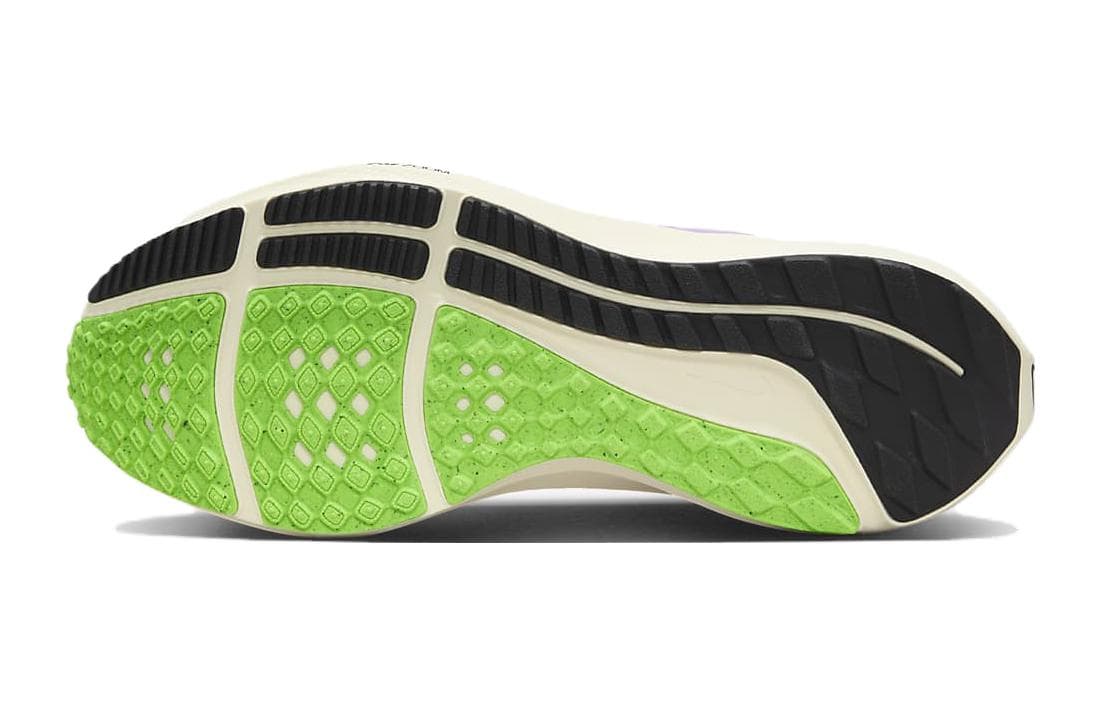 Кроссовки Nike Air Zoom Pegasus 40 Устойчивые к истиранию Низкие Беговые кроссовки Белый Зеленый Унисекс - изображение 6