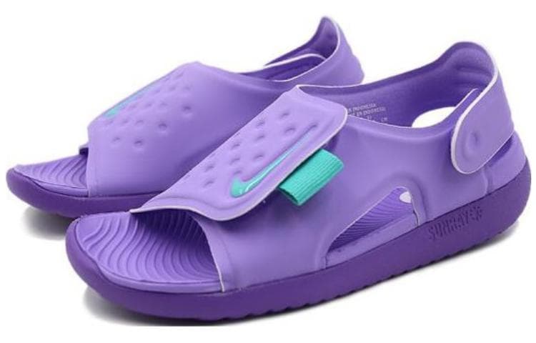 Сандалии Nike Sunray Adjust 5 Дышащие и Легкие Детские Сандалии Фиолетовые Детские - изображение 2