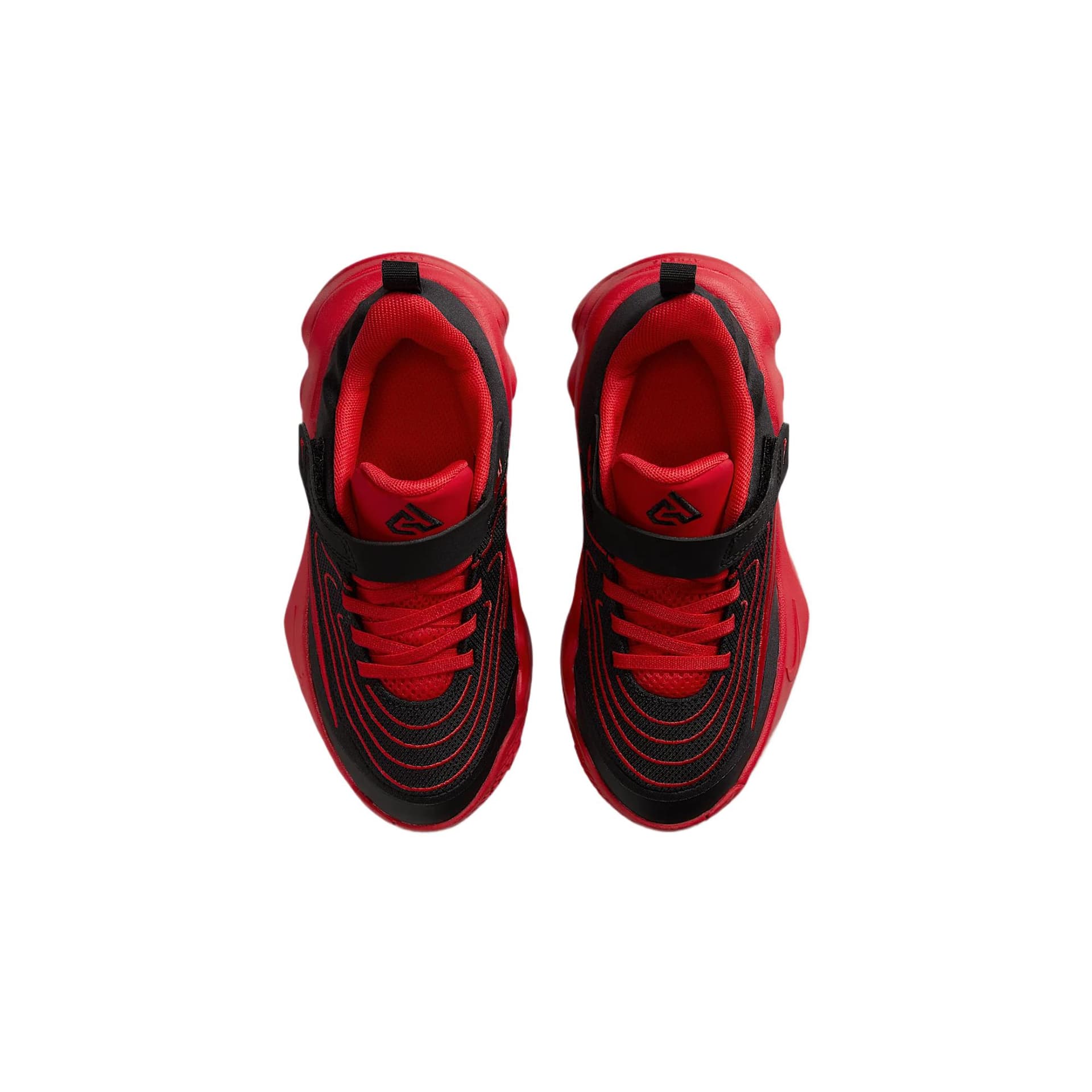 Кроссовки Nike Giannis Immortality 4 Детская беговая обувь Черный Университетский красный Командный красный Детская - изображение 4