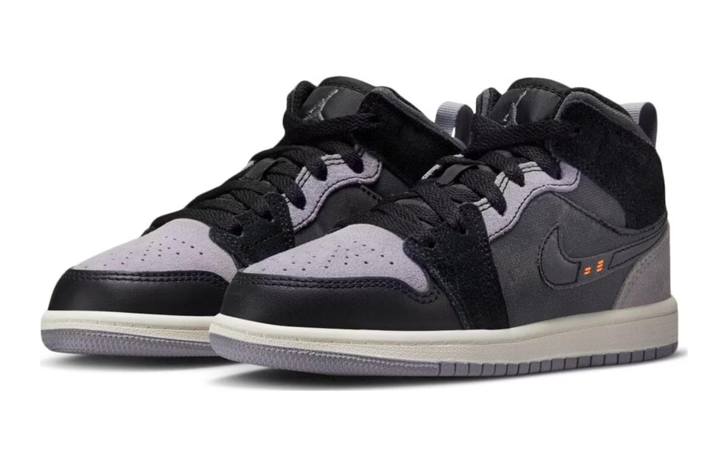 Кроссовки для баскетбола Jordan Air Jordan 1 Mid SE "Craft Inside Out Black" PS - изображение 3