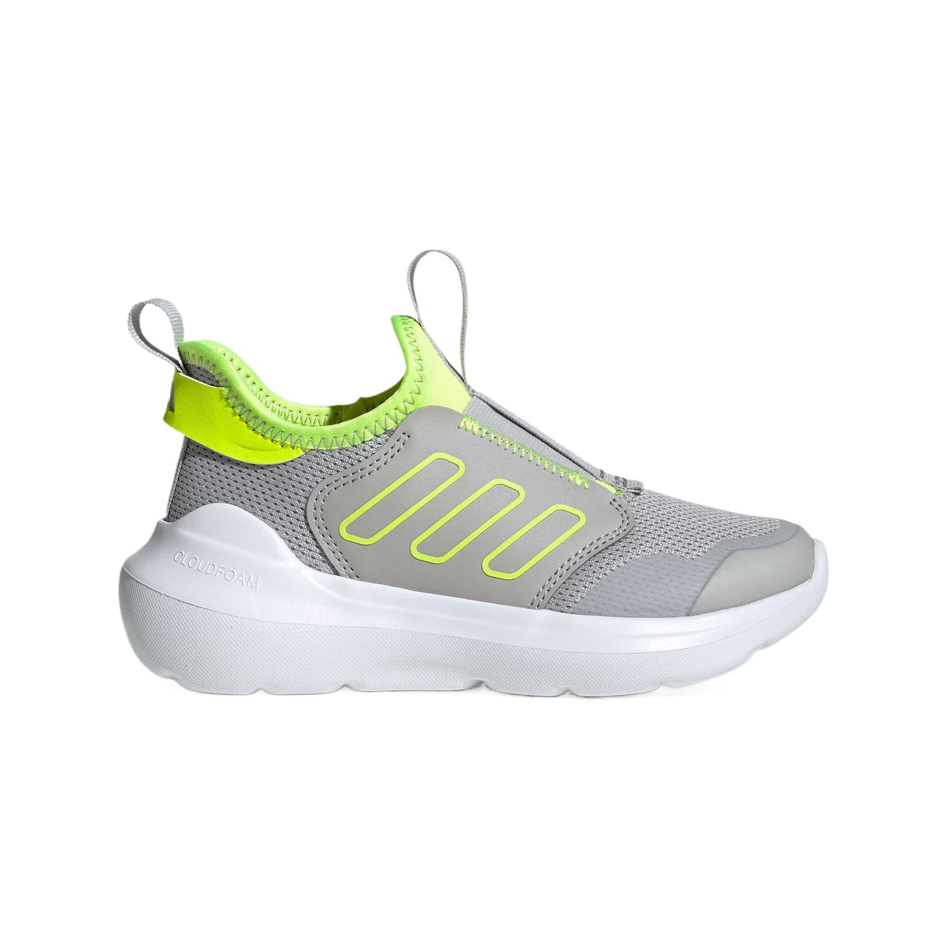 Кроссовки Adidas TENSAUR Беговые кроссовки Серый Яркий Лимон Белый Детский - изображение 2