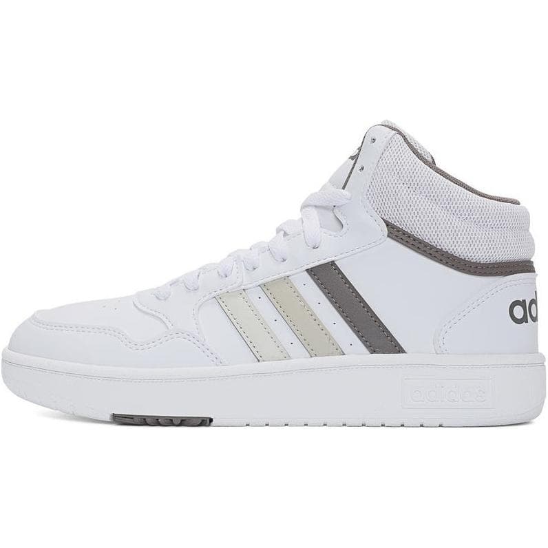 Кроссовки для баскетбола Adidas Hoops 3,0 Синтетическая кожа MID Детская баскетбольная обувь Белый Детский - изображение 1