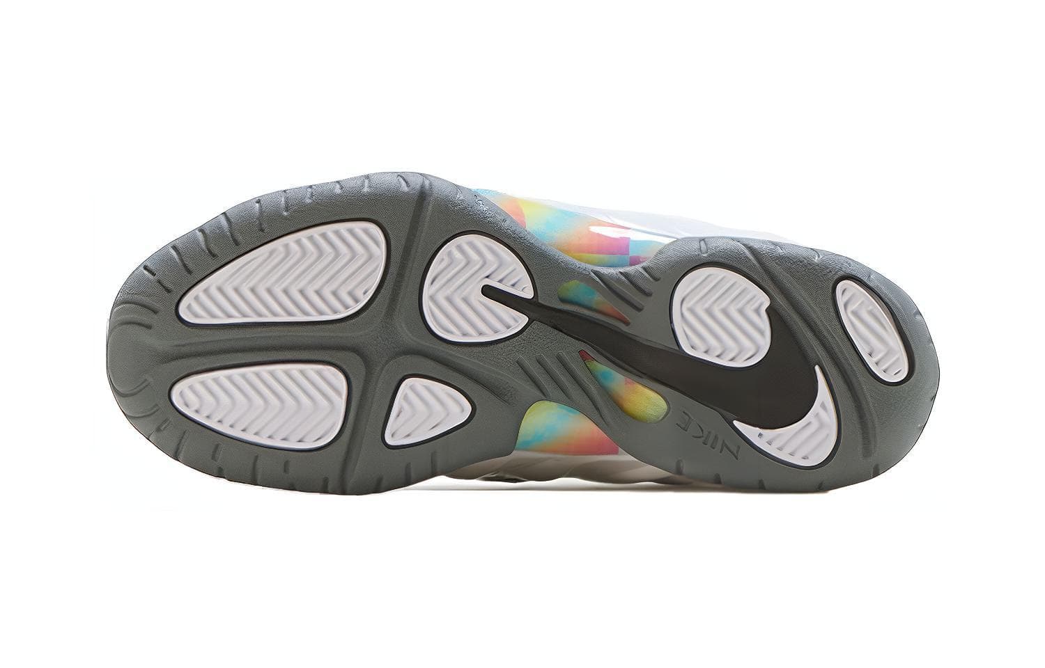 Кроссовки для баскетбола Nike Foamposite One Little "Rainbow Pixel" - изображение 5