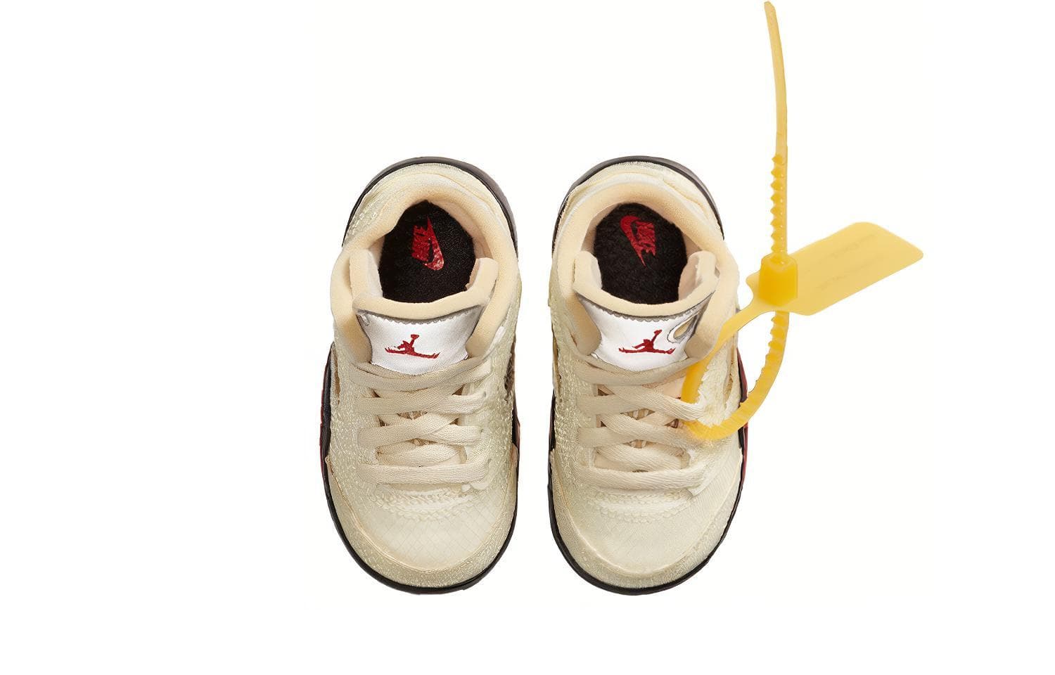 Кроссовки 1-OFF-WHITE OFF-WHITE x Jordan Air Jordan 5 Sail SP - изображение 6