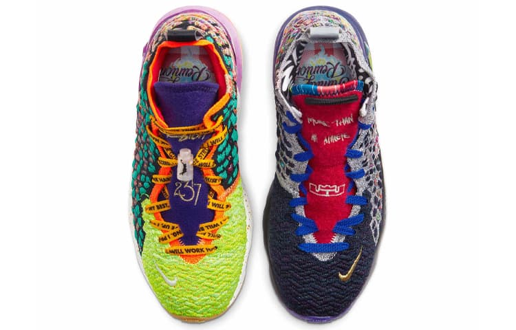 Кроссовки для баскетбола Nike Lebron 17 "What The" 17 - изображение 3