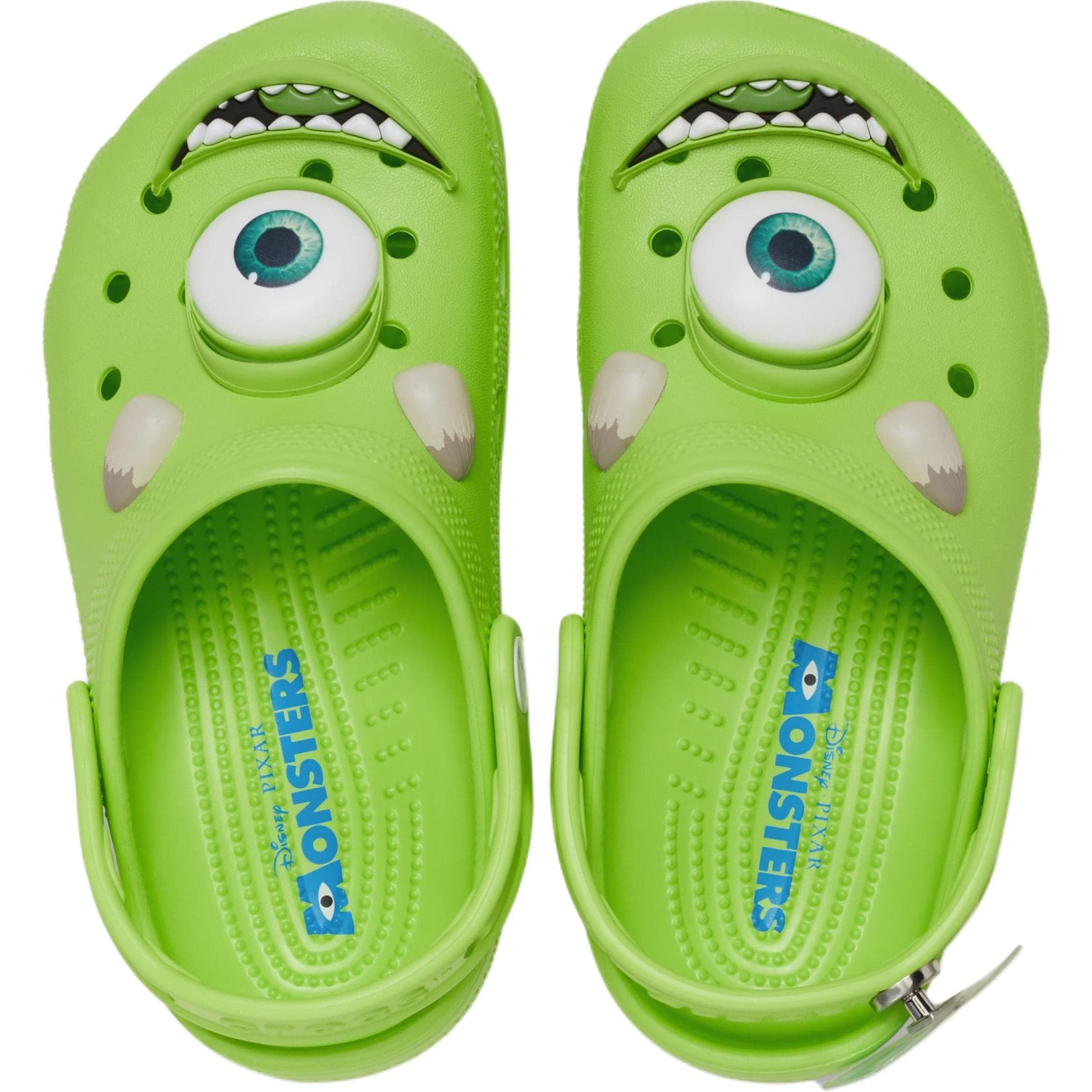 Сандалии Crocs x Monsters Inc Классические сандалии с низким верхом для детей зеленые детские - изображение 3