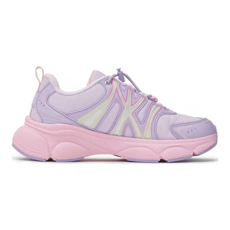 Кроссовки mlb Износостойкий Лоу-топы Kids Lifestyle Shoes Пурпурно-розовый Детский - изображение 2