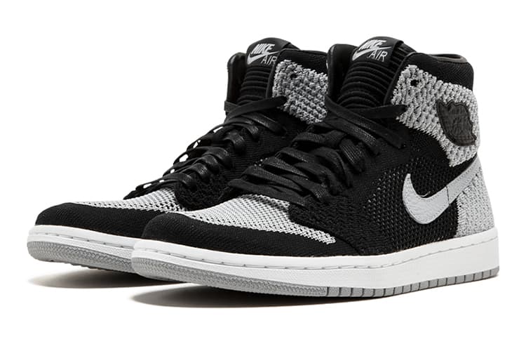 Кроссовки для баскетбола Jordan Air Jordan 1 Retro High Flyknit Shadow GS - изображение 5