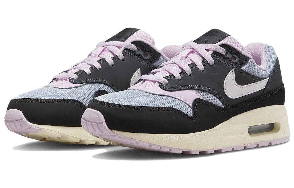 Кроссовки Nike Air Max 1 Low Support Повседневная обувь Розовый Черный Унисекс - изображение 3