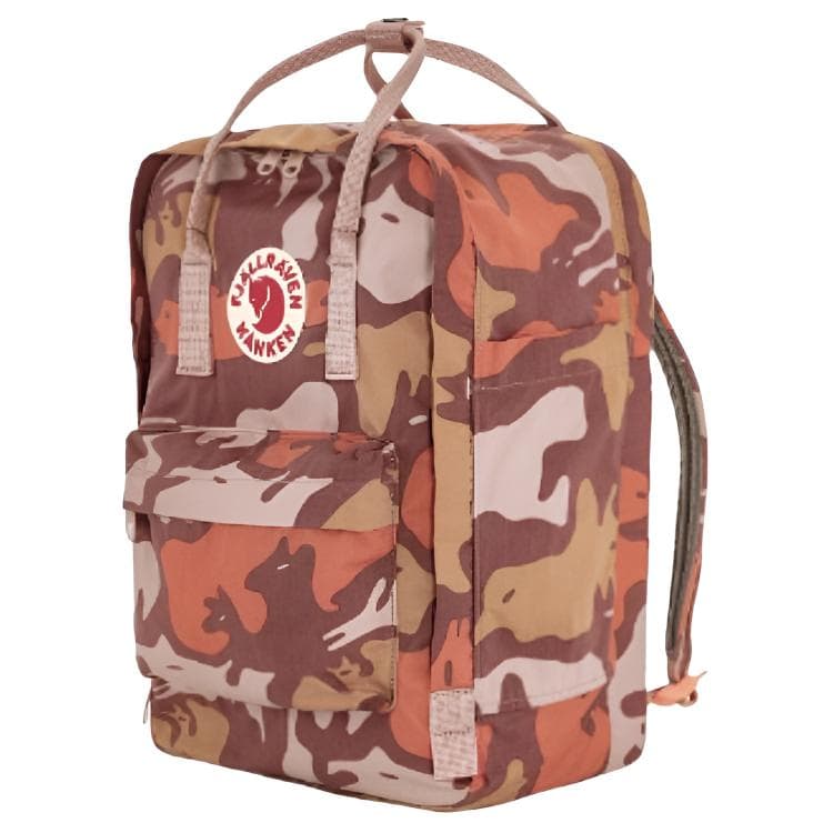 Fjallraven Kanken 7L Туристические сумки Полиэстер Волокно VS Органический Хлопок Розовый Цветок Розовый Унисекс - изображение 2
