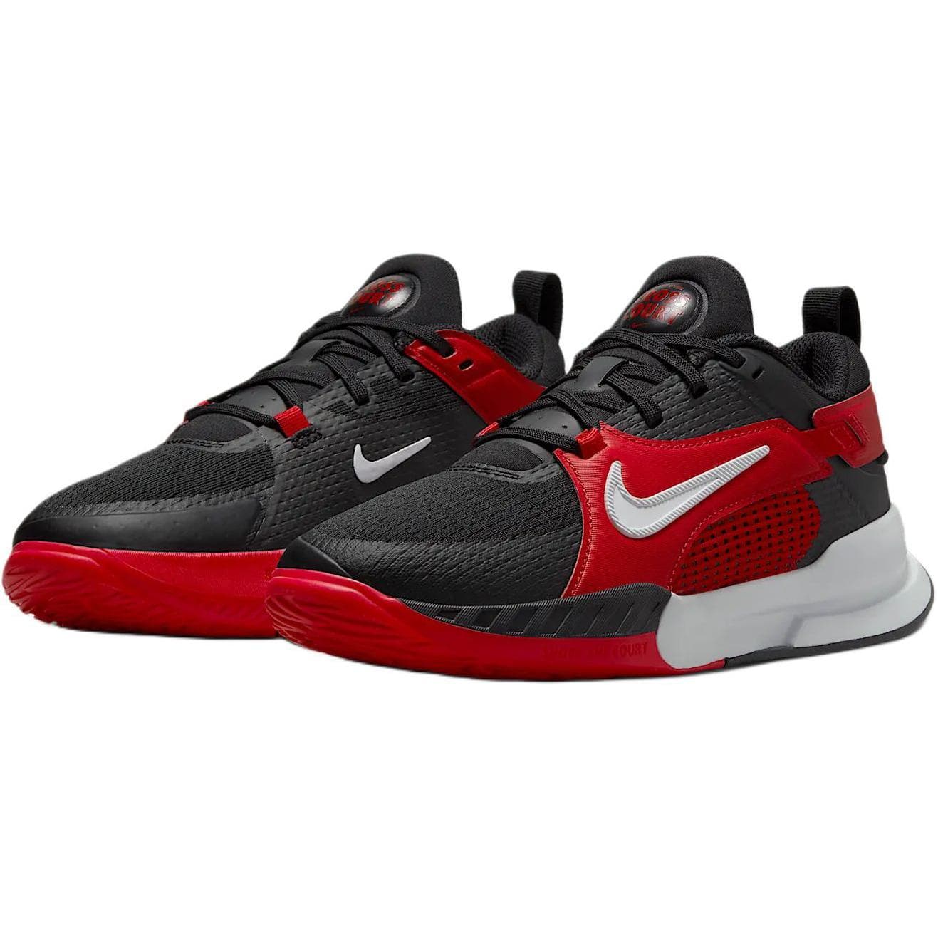 Кроссовки для баскетбола Nike Crosscourt Low Топ Детская Баскетбольная Обувь Черная Красная Малыш - изображение 3