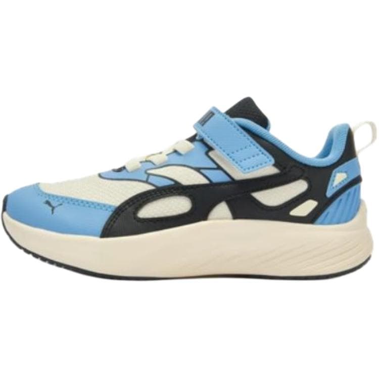 Кроссовки PUMA POUNCE LITE CM AC+ Low Топ Kids Lifestyle Shoes Бежево-синий Детский - изображение 1