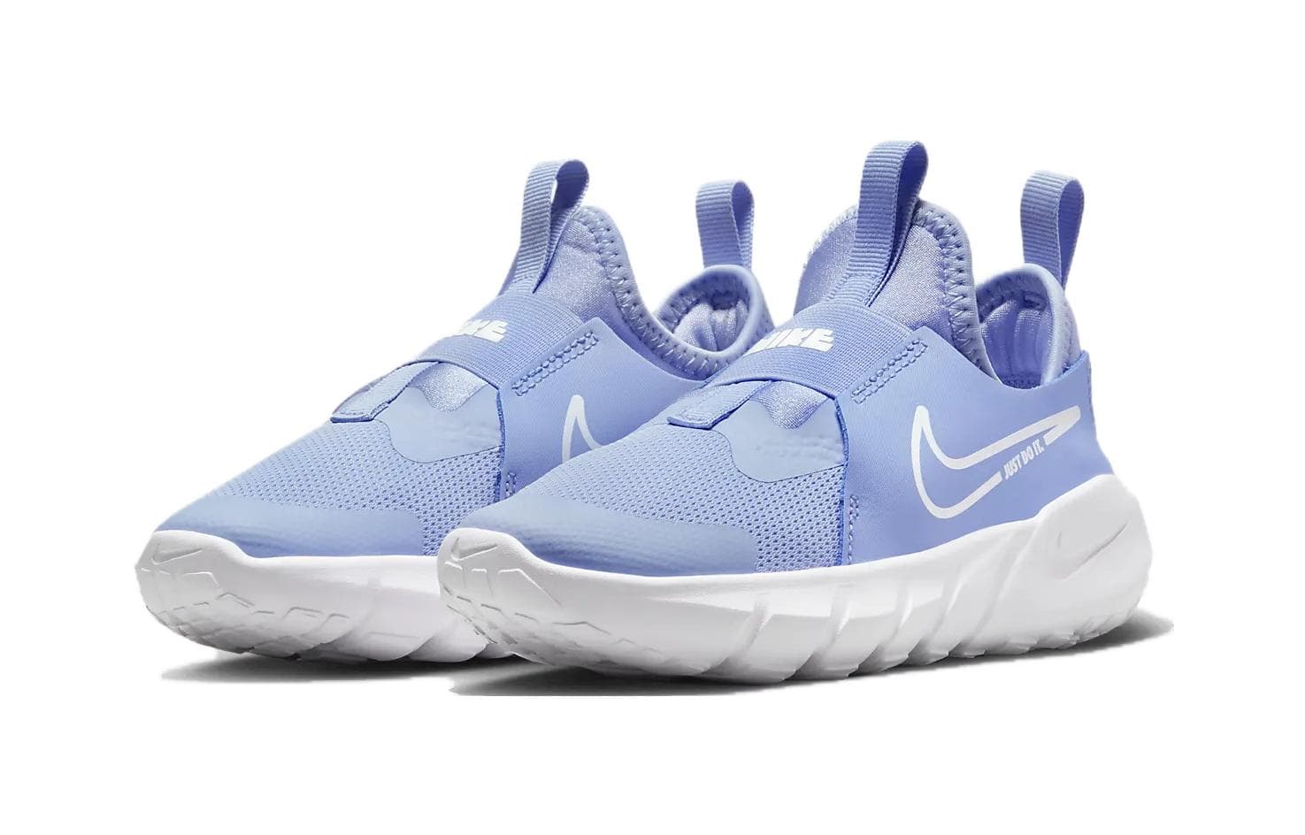 Кроссовки Nike Flex Runner 2 Противоскользящие Устойчивые к истиранию Дышащие Низкие Кроссовки для Бега Детские Синие - изображение 3