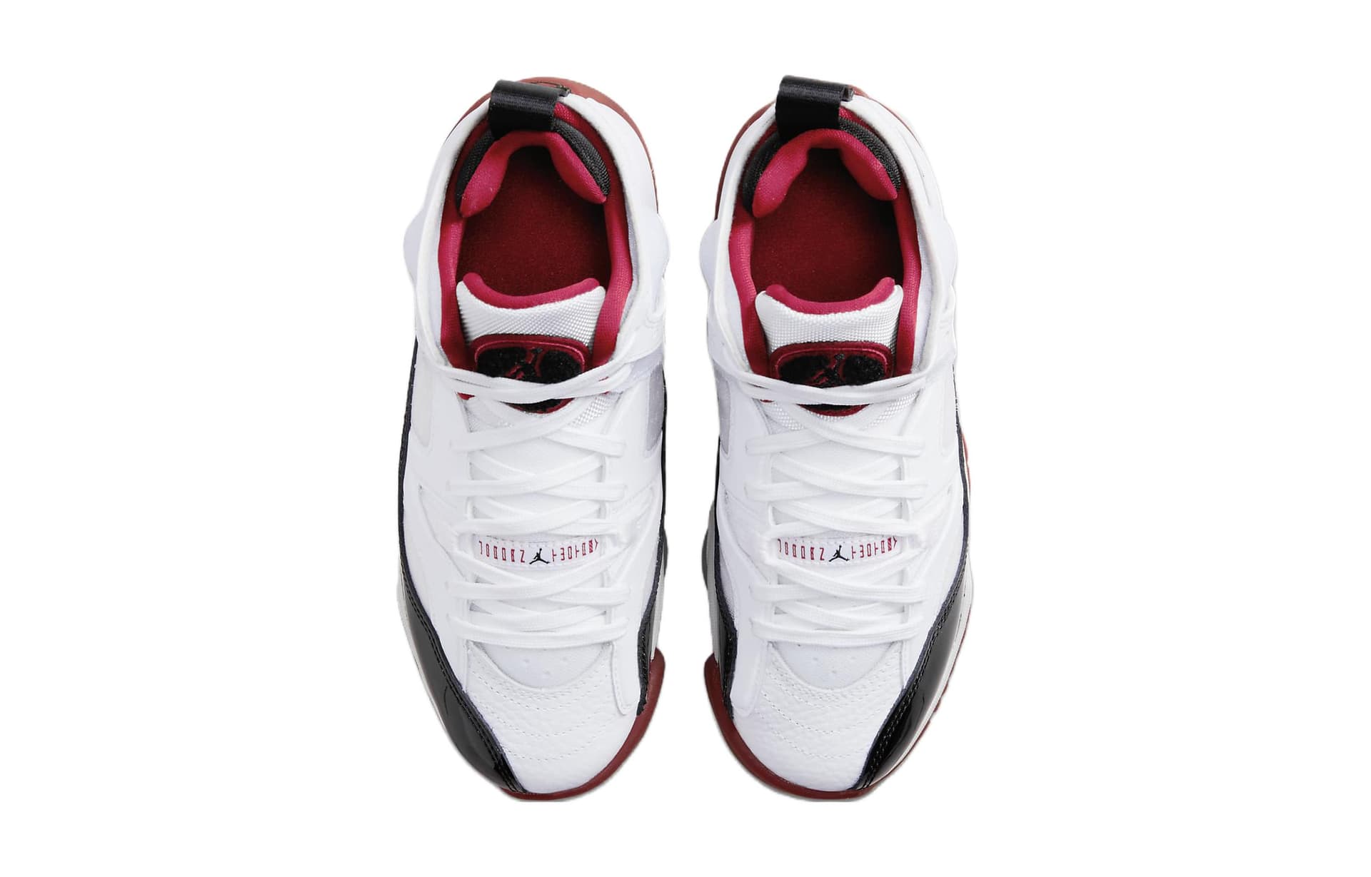 Кроссовки для баскетбола Jordan Jumpman Два Trey Anti KICK Anti KICK High Топ Баскетбольные кроссовки Черный Белый Красный Унисекс - изображение 4