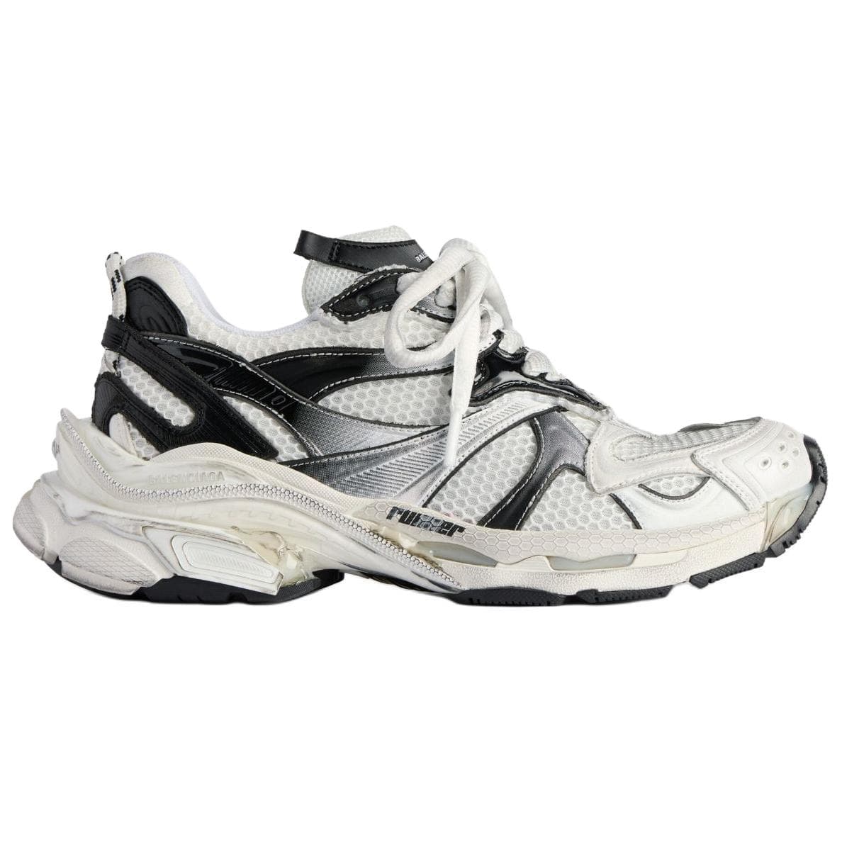 Кроссовки Balenciaga Runner2,0 Градиентный Lines Low Топ Толстая подошва Кроссовки Мужские Белые - изображение 2
