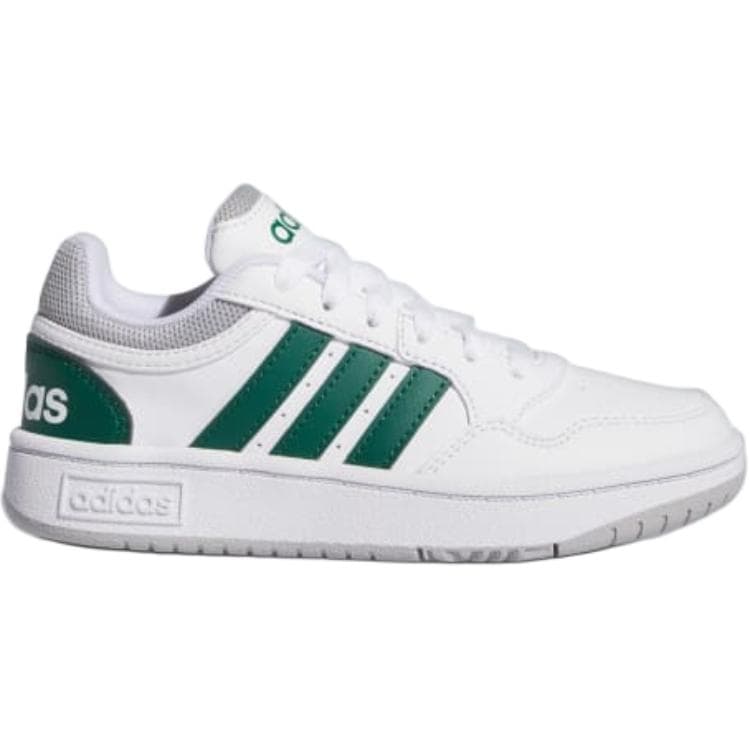 Кроссовки Adidas Hoops Low Топ Детская Скейтбординг Обувь Белая Малышка - изображение 2