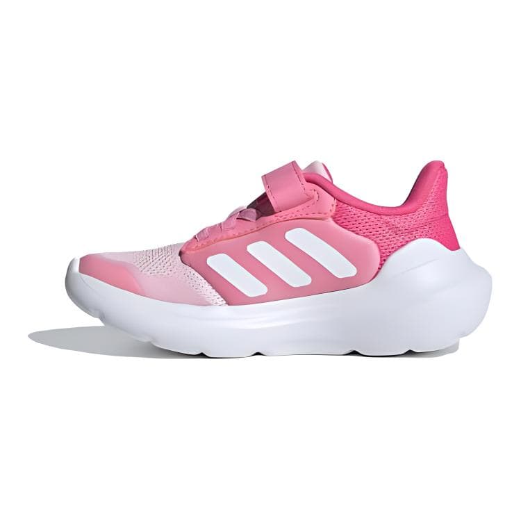 Кроссовки Adidas TENSAUR RUN 2,0 Противоскользящие Устойчивые к истиранию Низкий верх Детская беговая обувь - изображение 3