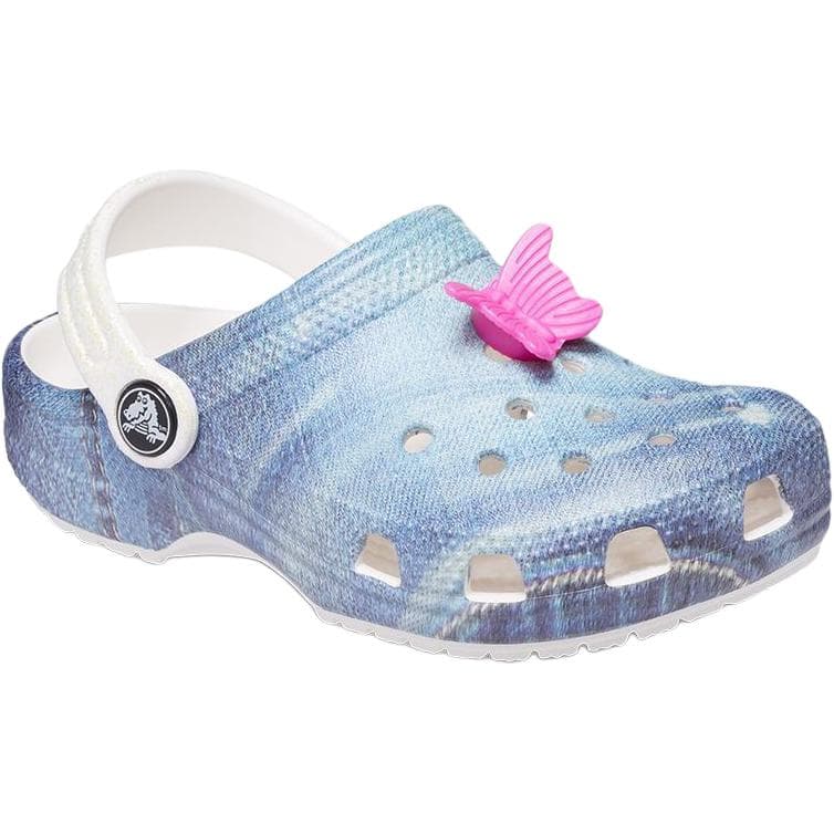 Кроссовки Crocs Classic сандал противоскользящий устойчивый к истиранию низкий верх обувь для малышей синий - изображение 3