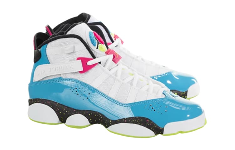 Кроссовки для баскетбола Jordan Air Jordan 6 Rings PU GS - изображение 4