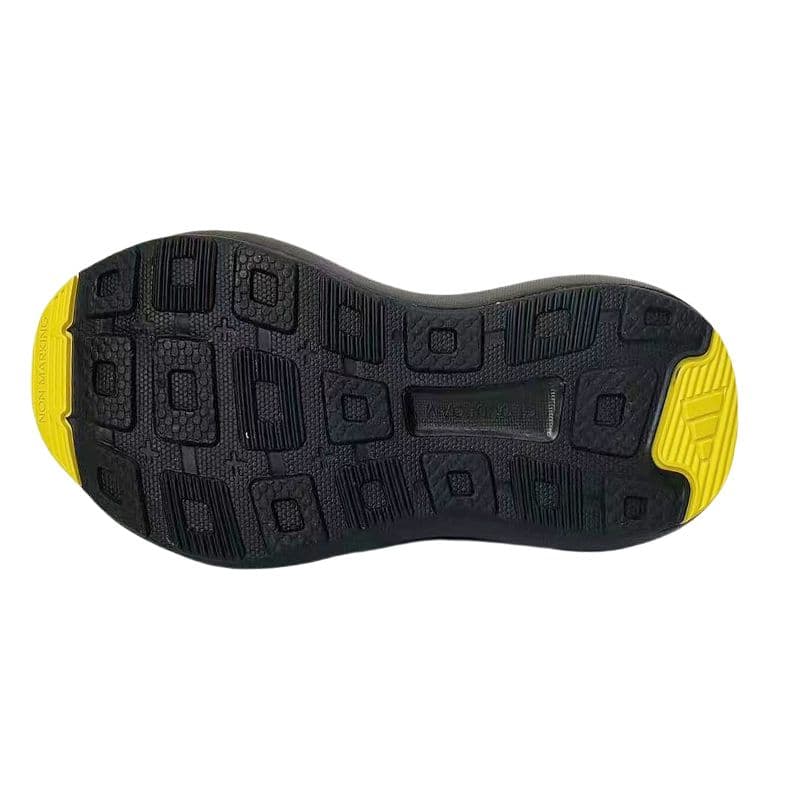 Кроссовки Adidas FORTARUN 3,0 Устойчивые к истиранию низкие детские беговые кроссовки Черные для детей - изображение 4