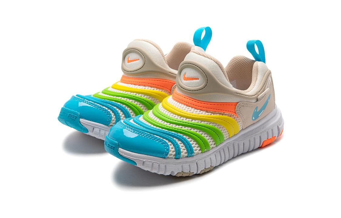 Кроссовки Nike Dynamo Free Устойчивый к истиранию Низкий топ Детская беговая обувь Многоцветная Детская - изображение 2