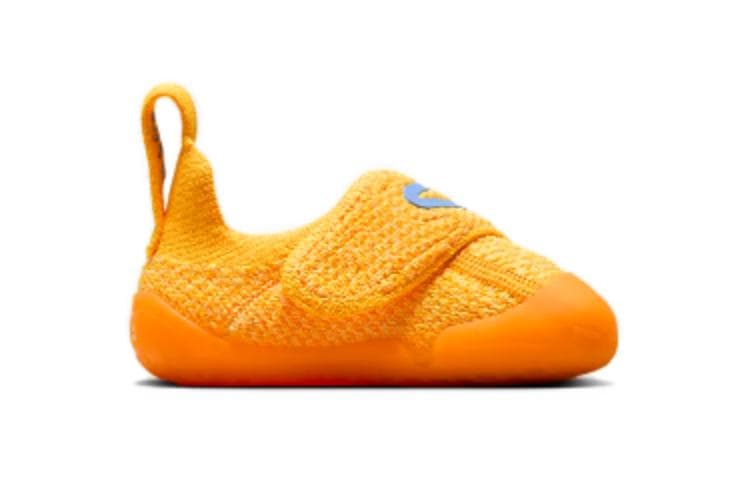 Кроссовки Nike Swoosh 1 TD Амортизация Износостойкие Низкие Кроссовки для Малышей Оранжевые для Младенцев и Малышей - изображение 2