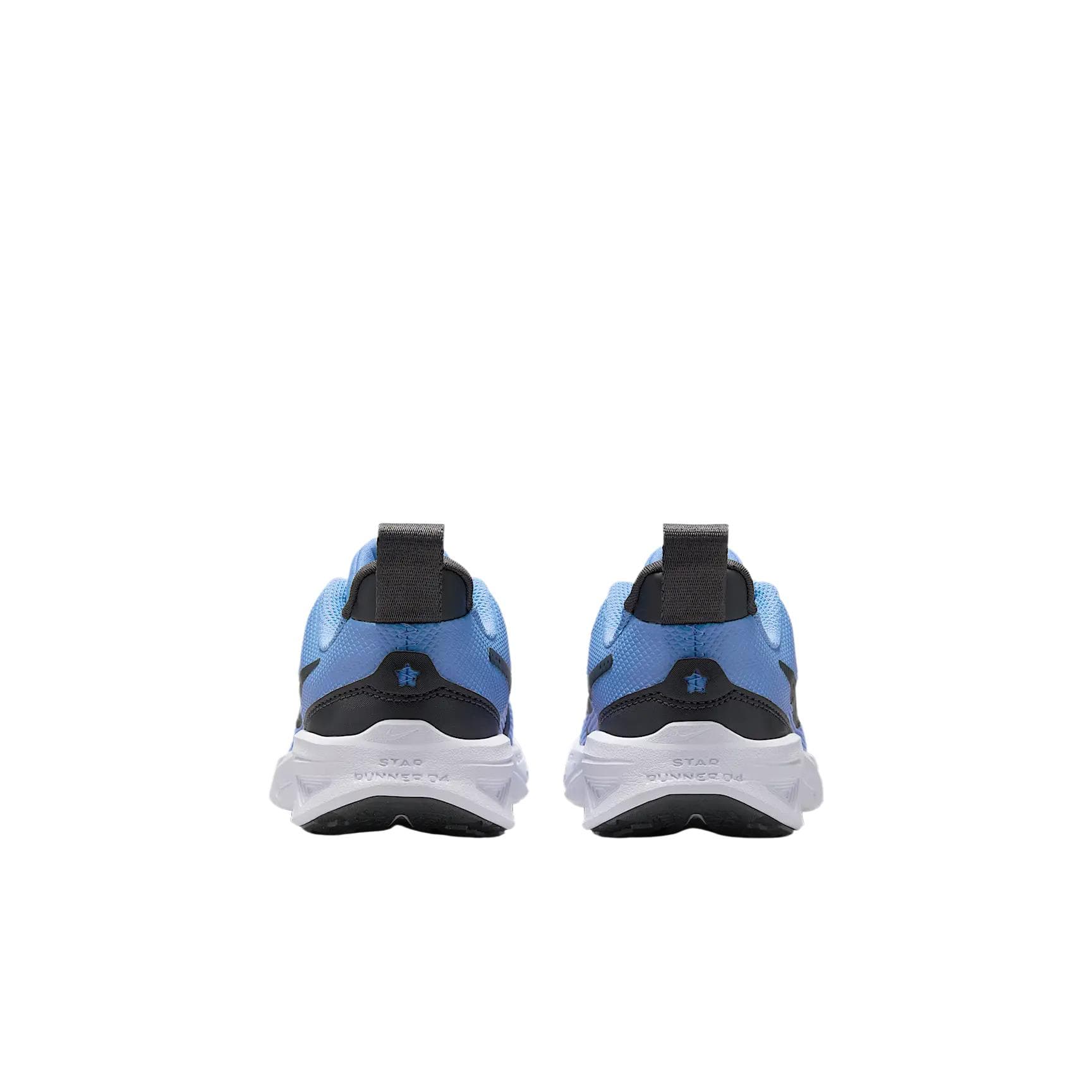 Nike Star Runner 4 Сетчатая ткань Низкий топ Детские тренировочные кроссовки Синий Белый Черный Детский - изображение 4