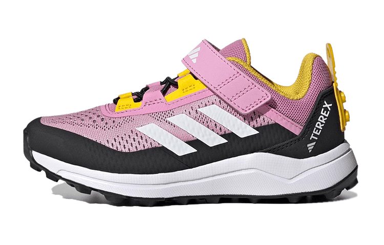 Кроссовки adidas x LEGO TERREX AGRAVIC FLOW Удобные Износостойкие Низкие Кроссовки для Беговых Занятий Детские Черные Розовые - изображение 1