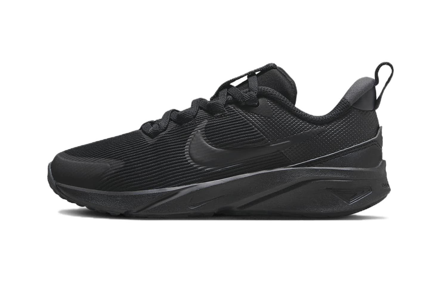 Кроссовки Nike Star Runner 4 противоскользящие низкие детские беговые кроссовки черного цвета для детей 3-7 лет - изображение 1