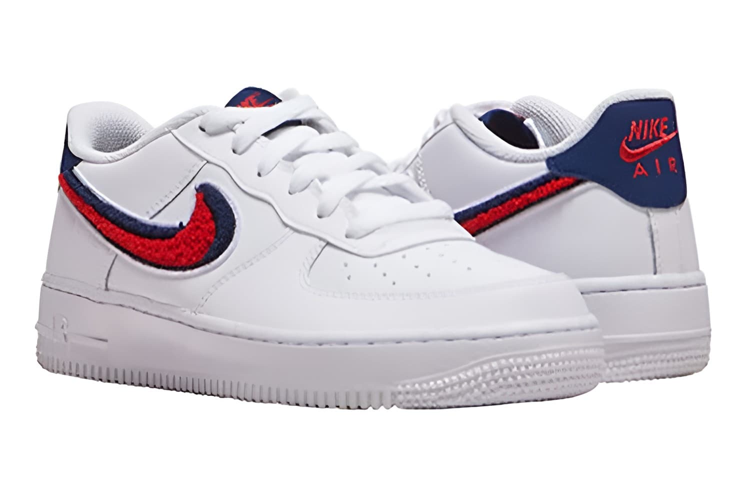 Кроссовки Nike Air Force 1 Low 3D Chenille Swoosh GS - изображение 5