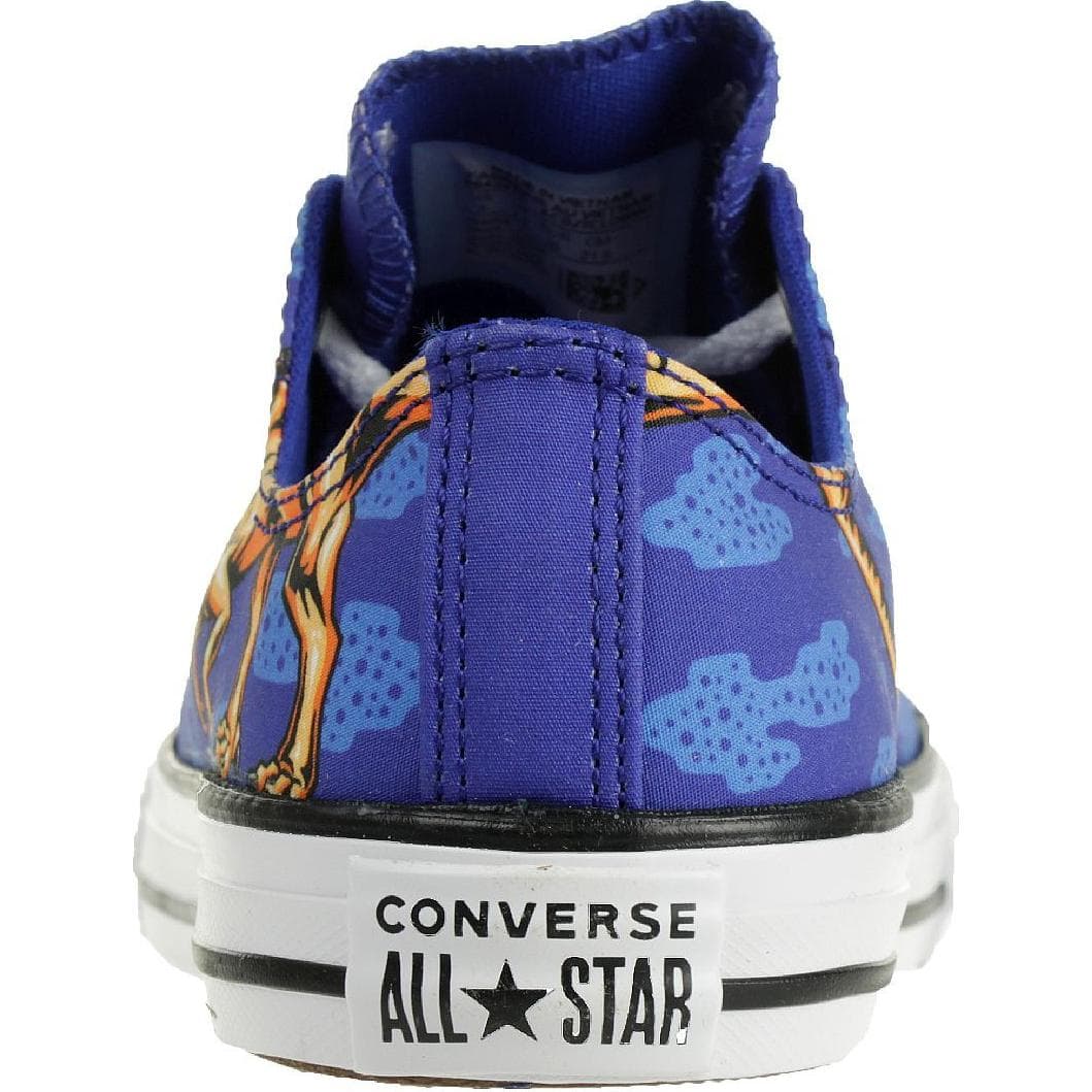 Converse CTAS OX Удобные универсальные детские кеды синий белый - изображение 6