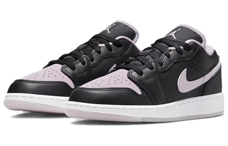Кроссовки для баскетбола Jordan Air Jordan 1 Low SE "Black Iced Lilac" GS - изображение 3