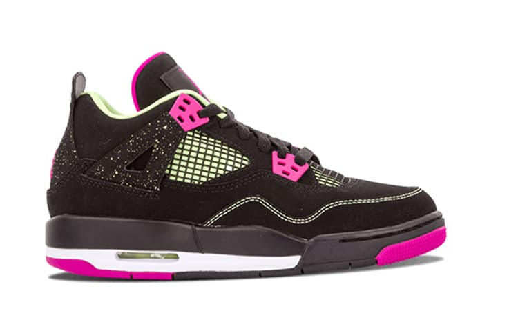 Кроссовки для баскетбола Jordan Air Jordan 4 Retro Fuschia GS - изображение 4