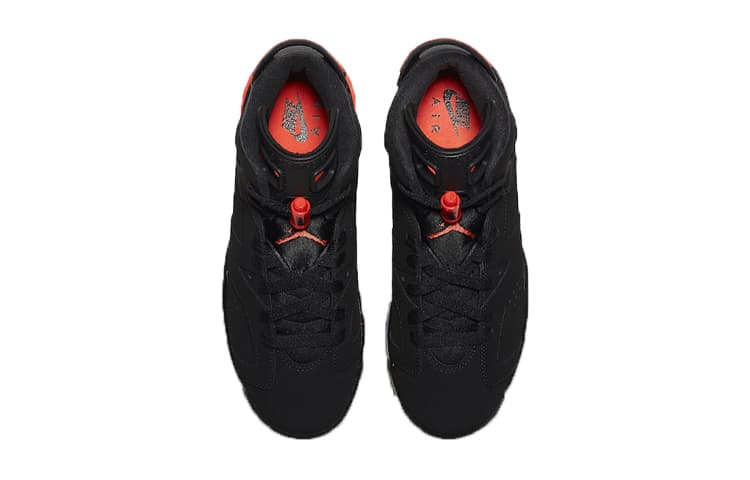 Кроссовки для баскетбола Jordan Air Jordan 6 Black Infrared OG GS 2019 - изображение 7