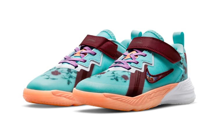 Кроссовки для баскетбола Nike Lebron 18 Low "Floral" 18 - изображение 5