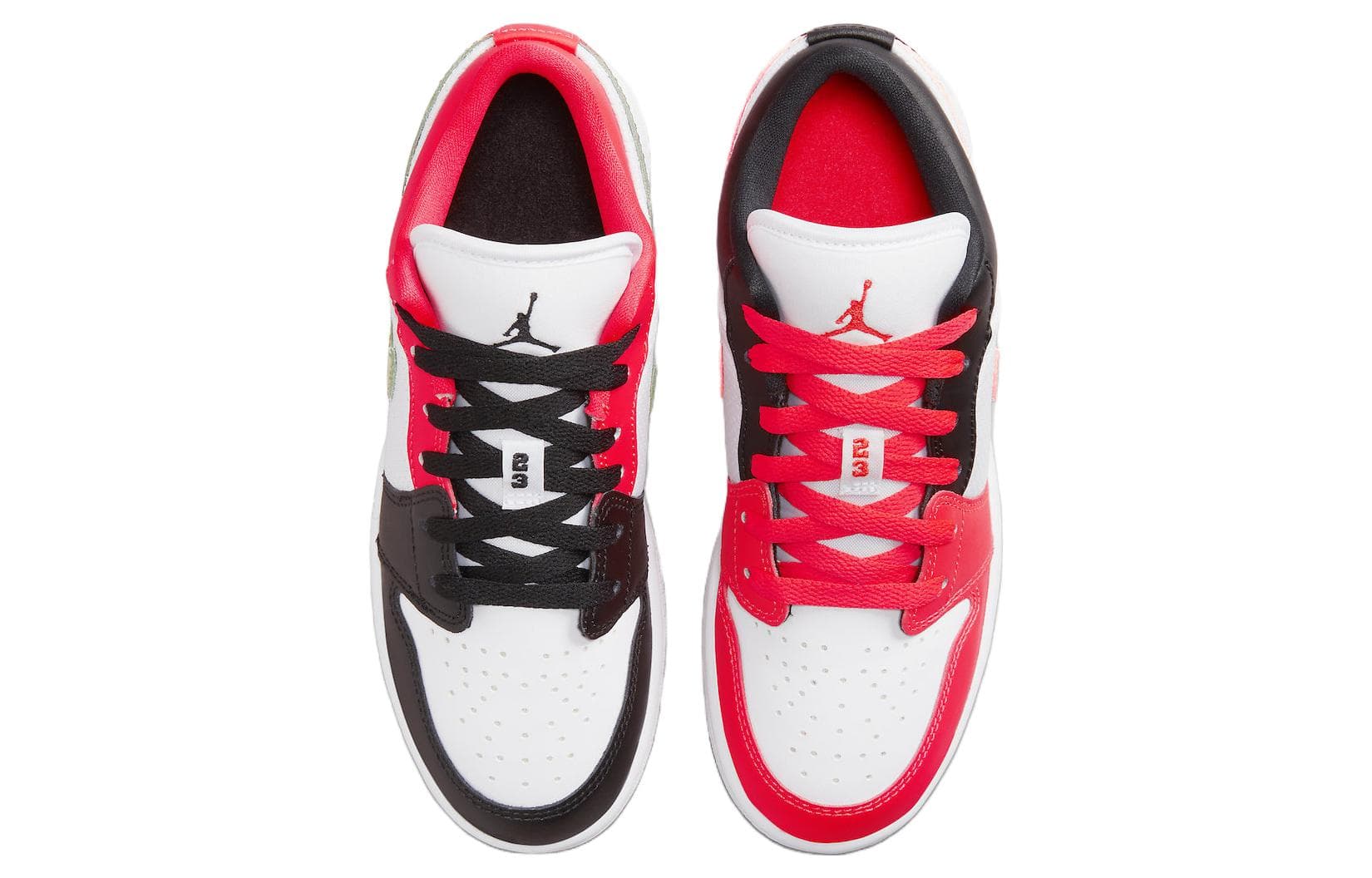 Ретро баскетбольные кроссовки Jordan Air Jordan 1 Low"Infrared 23" GS - изображение 4