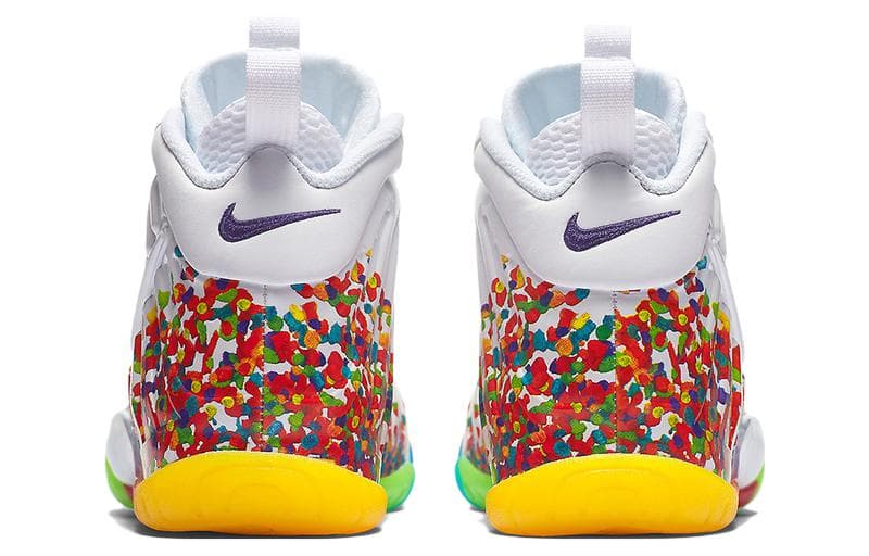 Кроссовки для баскетбола Nike Foamposite One White Fruity Pebbles GS 2017 - изображение 7