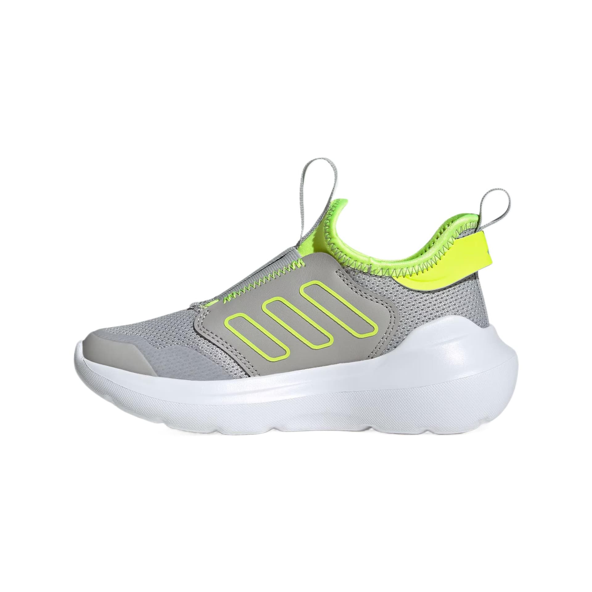 Кроссовки Adidas TENSAUR Беговые кроссовки Серый Яркий Лимон Белый Детский - изображение 3