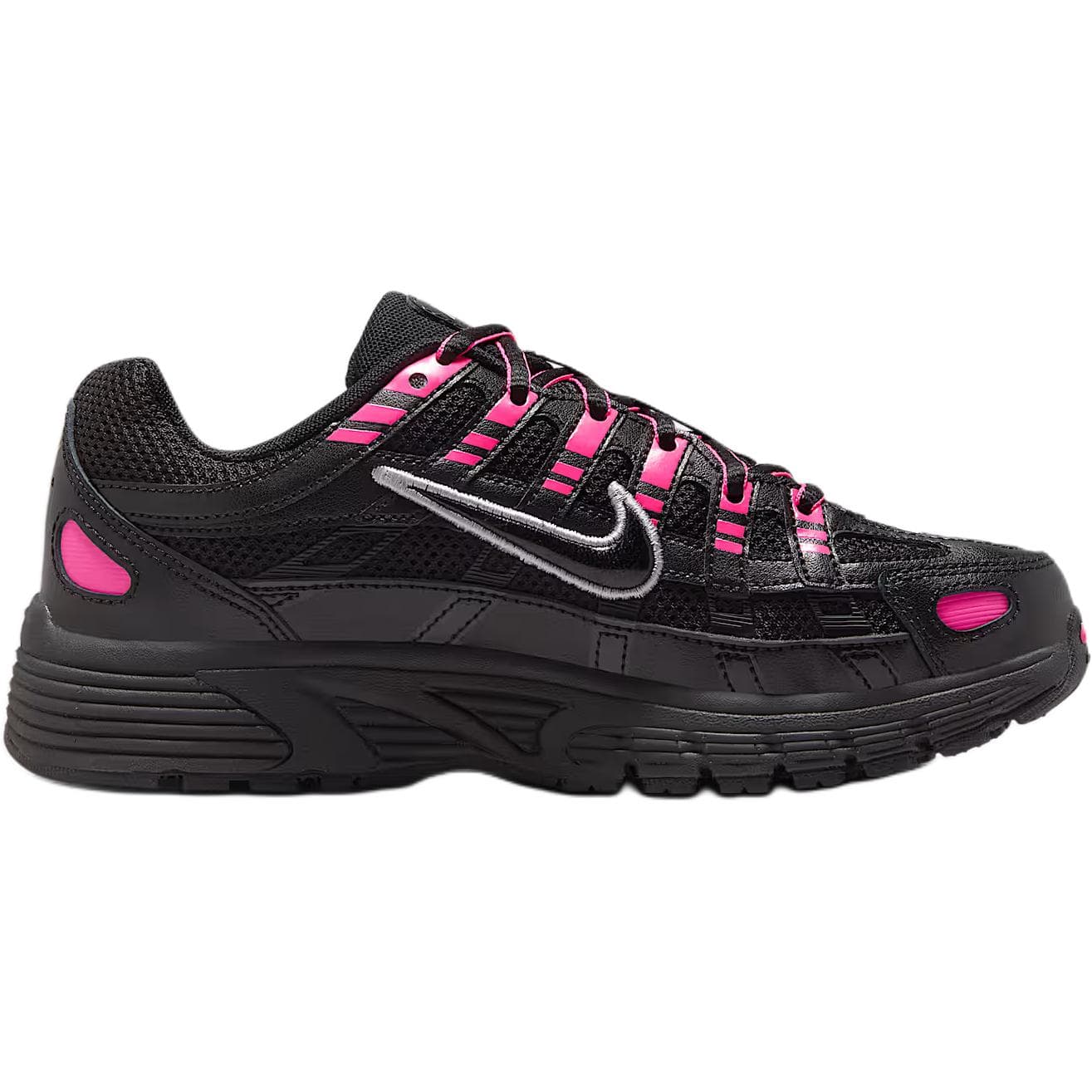 Кроссовки Nike P 6000 Комфортные Низкие Беговые Кроссовки Черные Детские - изображение 2
