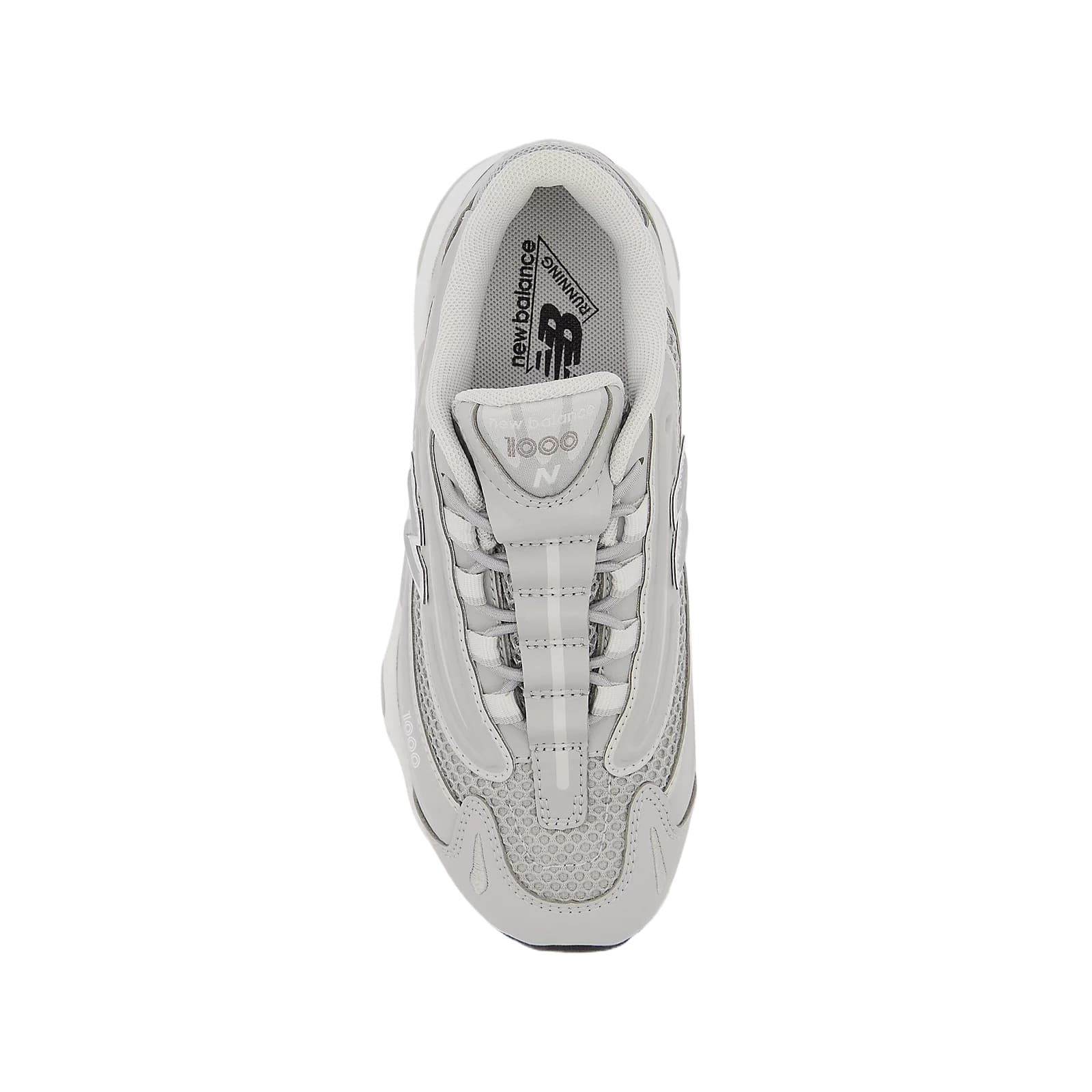 Кроссовки New Balance 1000 Сетчатая ткань Амортизация Детские беговые кроссовки Серый Белый - изображение 5