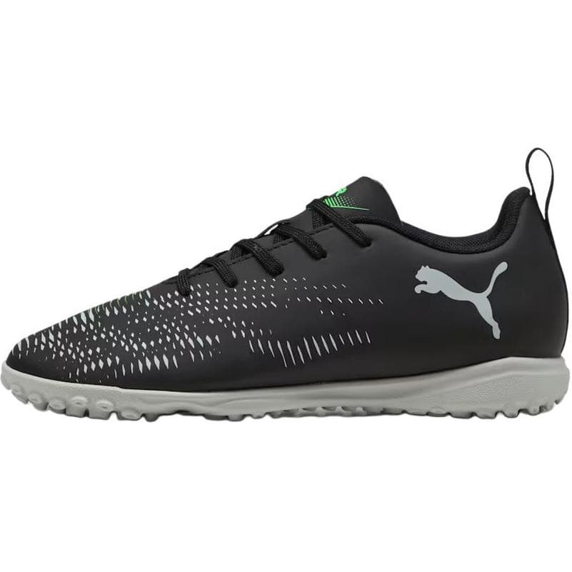 Бутсы PUMA Future 8Play Low Топ Детская футбольная обувь Черный Холодный Светло-Серый Неоново-Зеленый Детская - изображение 1