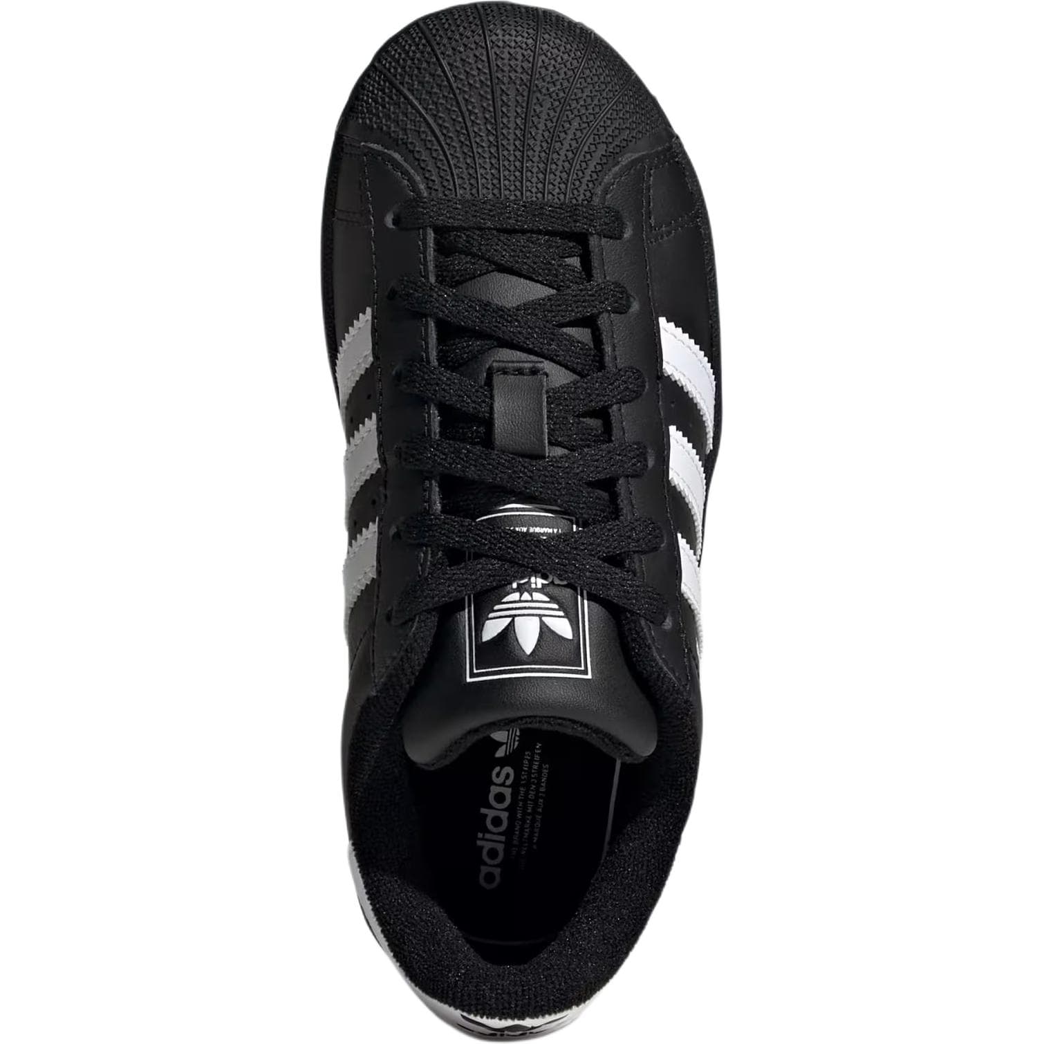 Кроссовки Adidas Originals Superstar 2 Low Топ Детская Скейтбординг Обувь Черная Детская - изображение 3